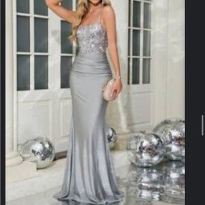 Belle Women's Royal Asymmetrical 👗